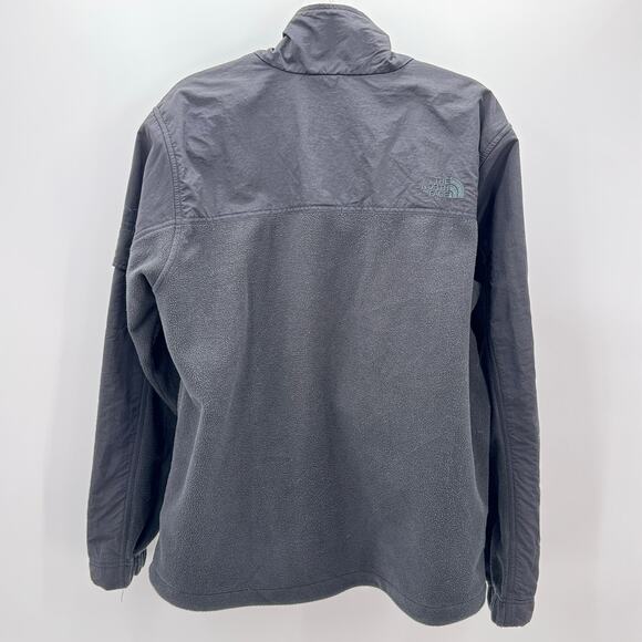 The North Face Fleece Jacket Mens Large Gray Full Zip Outdoor Hiking Softshell - Picture 3 of 9